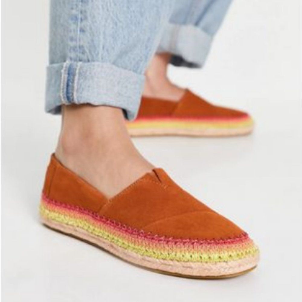 TOMS Esparto Suede Thread Espadrilles